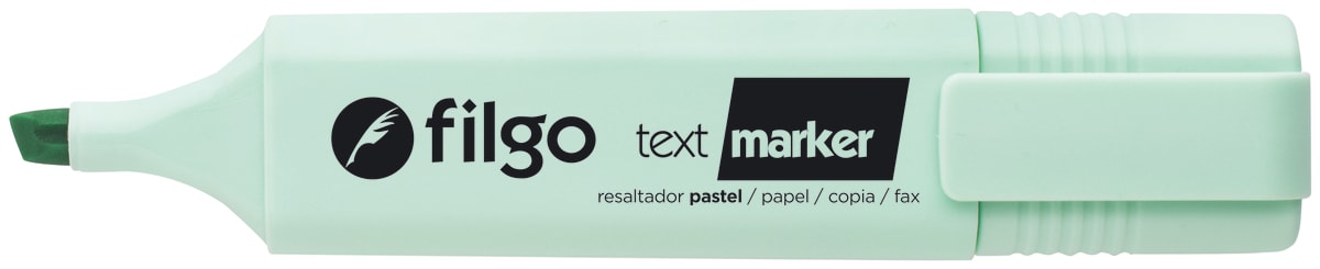 Destacador text marker pastel verde filgo1