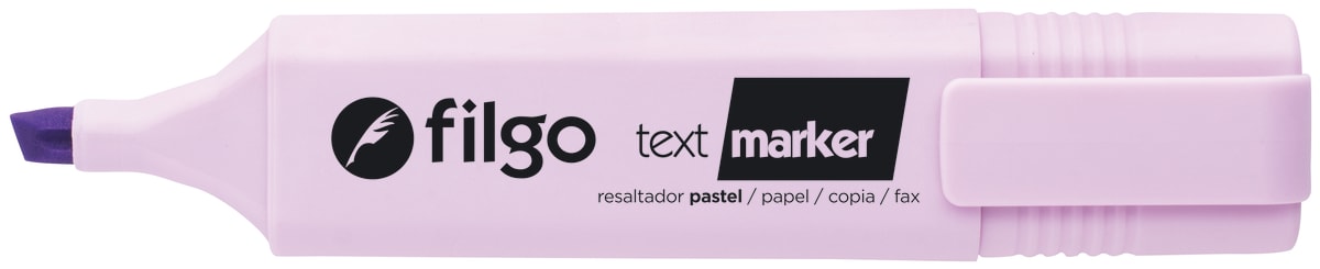 Destacador text marker pastel lila filgo1