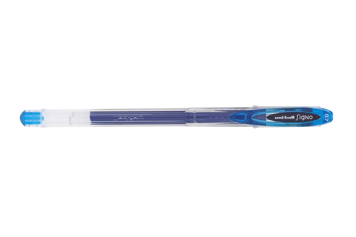 Lápiz gel signo UM-120 light blue uniball1