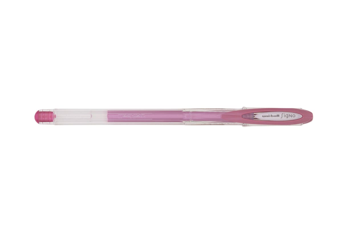 Lápiz gel signo noble pink uniball1
