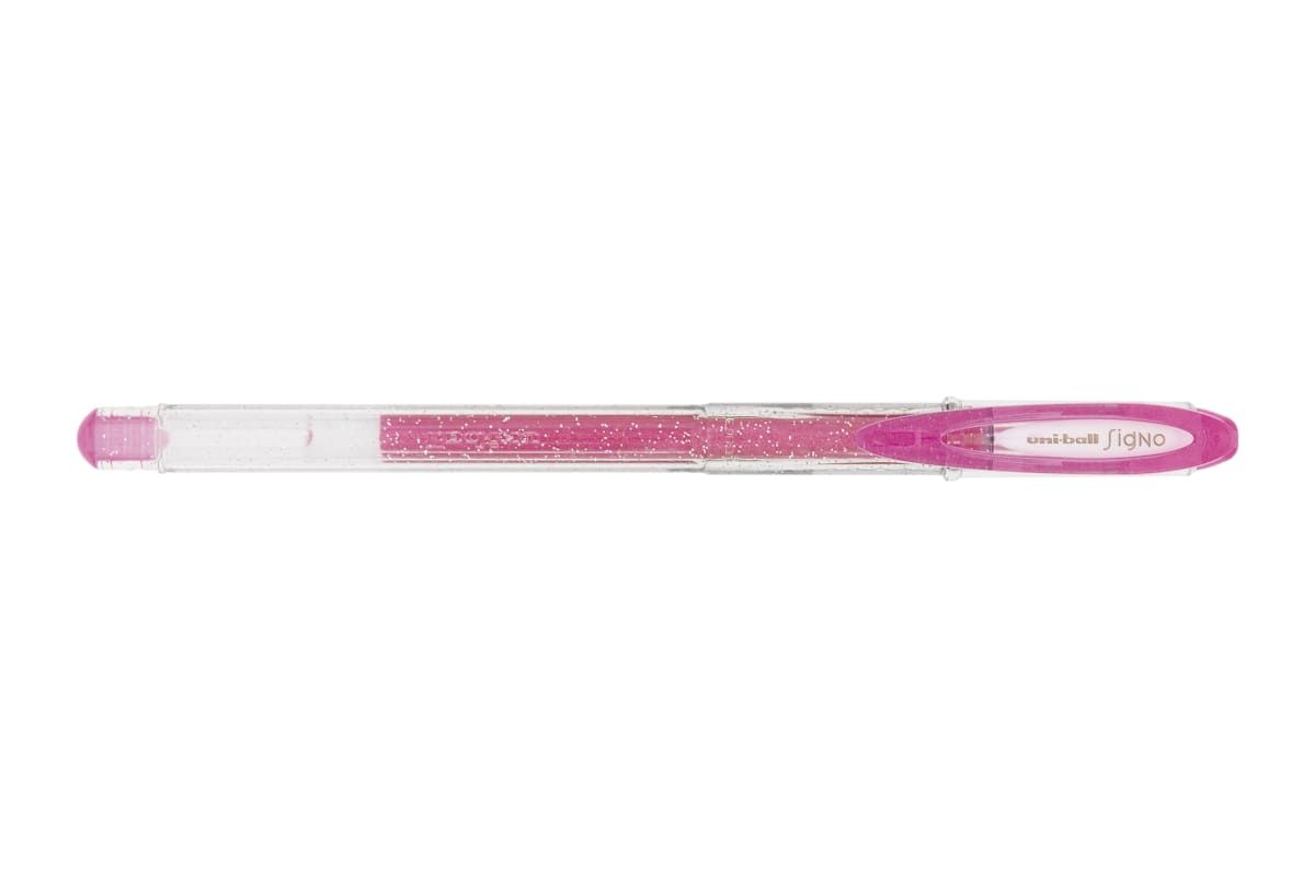 Lápiz gel signo sparkle pink uniball1