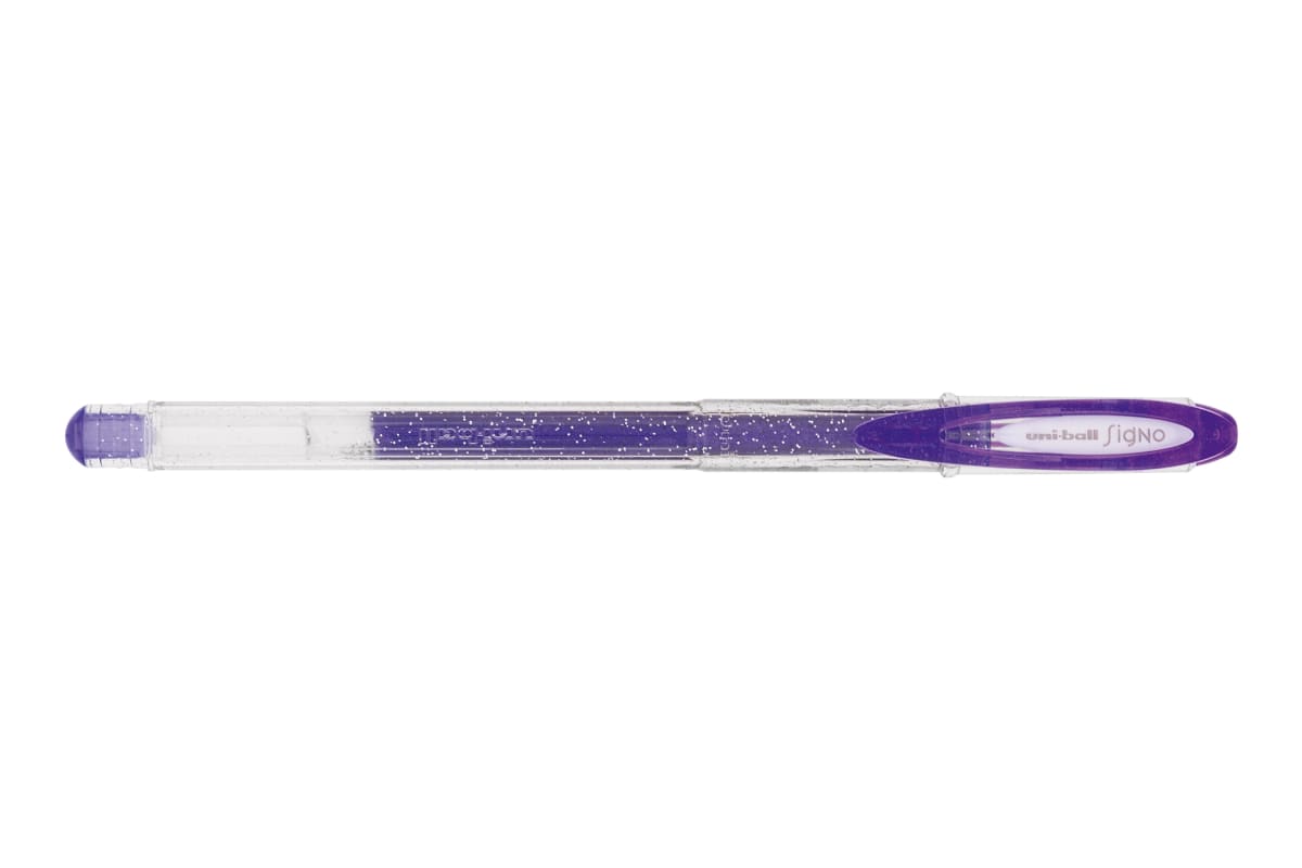 Lápiz gel signo sparkle violet uniball1