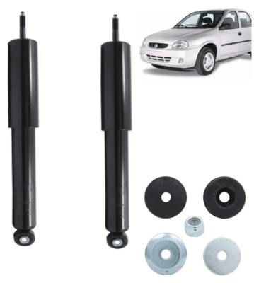 PAR AMORTIGUADOR TRASERO CHEVROLET CORSA 1993/2010 R/L HIDRAULICO1