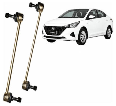 PAR BIELETA B/ESTABILIZADORA R/L / HYUNDAI ACCENT RB/ELANTRA/ VELOSTER I30 CERATO RIO SOUL1