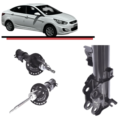 Par Amortiguador Delantero R/l Hyundai Accent Rb 1.4 11-141