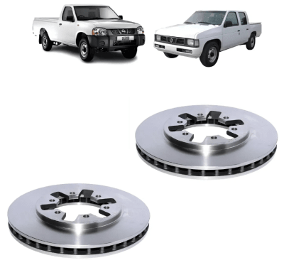 PAR DISCO FRENO DELANTERO / NISSAN D21 2.4 1993/20101
