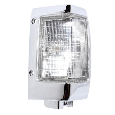 FAROL PUNTA TAPABARRO DELANTERO RH - BISEL CROMADO / NISSAN D21 2.4 93/10 TYC1