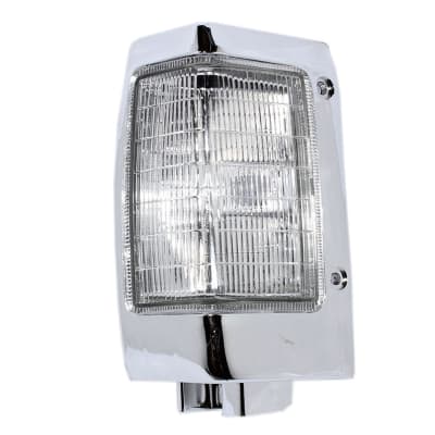 FAROL PUNTA TAPABARRO DELANTERO LH - BISEL CROMADO / NISSAN D21 2.4 93/101