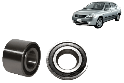 PAR RODAMIENTO RUEDA TRASERO, CHEVROLET SAIL 1400 LCU DOHC 11/17 WURTEX1