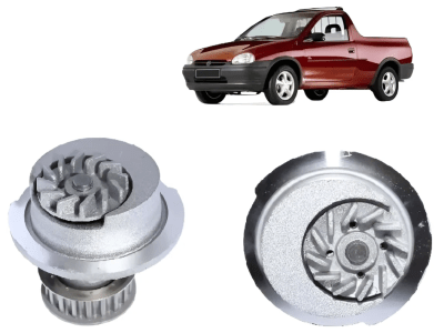 BOMBA AGUA, CHEVROLET CORSA 1600 EXTRA C16SE 00/08 CON ORING, WURTEX1