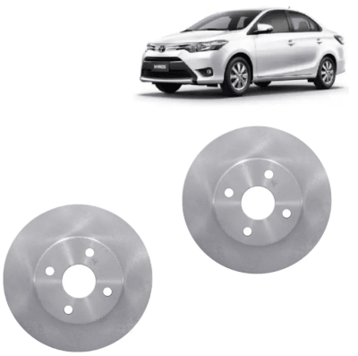 PAR DISCO FRENO DELANTERO VENTILADO / TOYOTA YARIS 2014/20141
