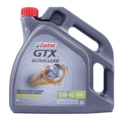 ACEITE 10W40 4 LITROS CASTROL GTX ULTRACLEAN SN A3/B41