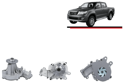 BOMBA AGUA COMPLETA / TOYOTA HILUX 2.5 - 3.0 2WD-4WD1