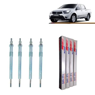 Pack 4 Bujias Incandescente Ssangyong Actyon 2.0 2012 20171