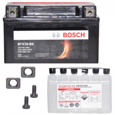 BATERIA MOTO BOSCH 6AH BTX7A-BS CCA100 (+-) L150-AN87-AL931