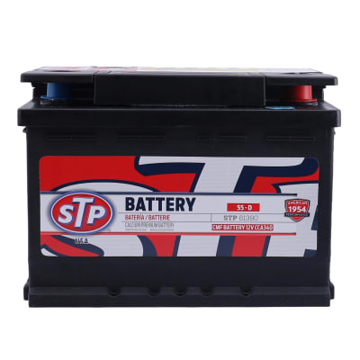 BATERIA 55 AMP + RH CCA340 BLACK BORNE ESTANDAR CON PESTAÑA / STP1