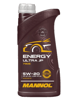Aceite Mannol Energy Ultra Jp 5w20 Sintetico X 1lts Api Sp (rc) Ilsac Gf6a1
