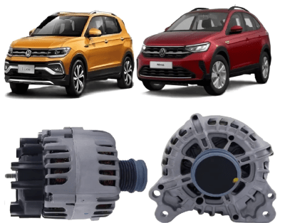 ALTERNADOR VW NIVUS 1,0 2021/ T-CROSS 1,0 2021/TIGUAN 1,4 2017/ VALEO 120 A1