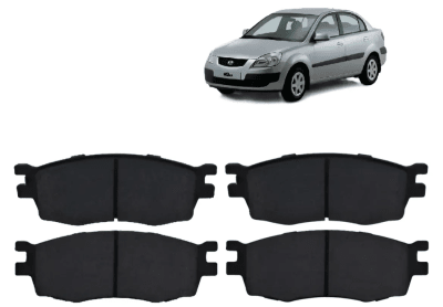 JUEGO PASTILLA FRENO DELANTERA CERAMICA PARA HYUNDAI ACCENT NEW 2006-2011 - KIA RIO JB MANDO1