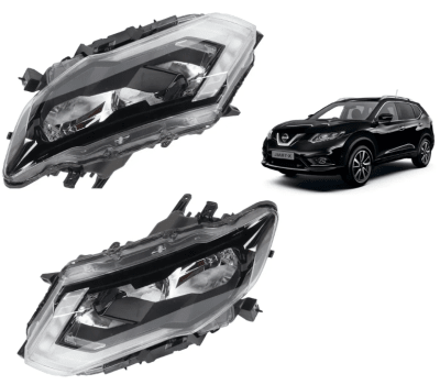 Par Ópticos Der/izq Led Con Motor / Nissan Xtrail 2017/2020 Ambos Lados1