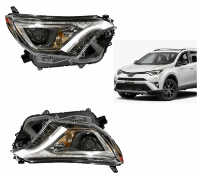 Par Óptico Der/izq Bbbtek Ambos Lados - Compatible con Toyota RAV4 20171
