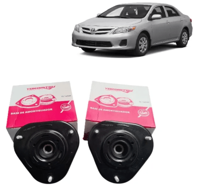 PAR CAZOLETA AMORTIGUADOR SIN RODAMIENTO DELANTERAS TOYOTA COROLLA 12-141