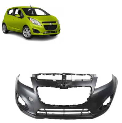 Parachoque Delantero Hoyo Y Rejilla Chevrolet Spark Gt 14/17 Negro1