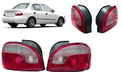 PAR DE FAROL TRASERO RH-LH  HYUNDAI ACCENT 1998-2000 DIFORZA1
