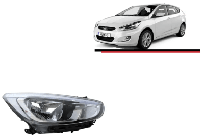 Optico Derecho 7p Para Hyundai Accent Rb 2015/2019 Derecho/pasajero1