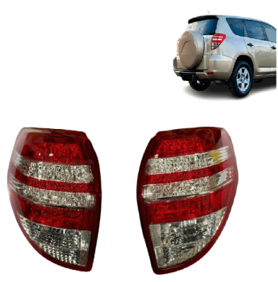 Par Farol Trasero R/l Led Toyota Rav4 2009-2012 Bbbtek Ambos Lados Rojo/blanco1
