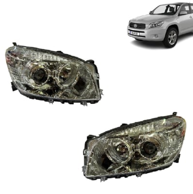 Par De Opticos R/l Para Toyota Rav4 2006-2008 Bbbtek Ambos Lados1
