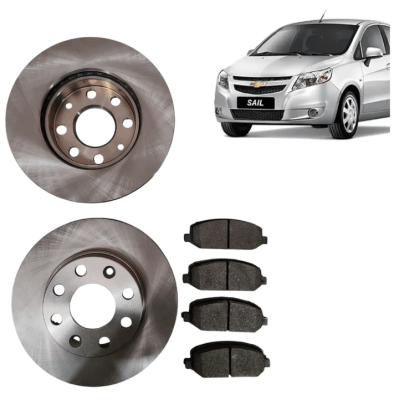KIT DISCOS + PASTILLAS DELANTERAS FRENO CHEVROLET SAIL 1.4 2011-20171