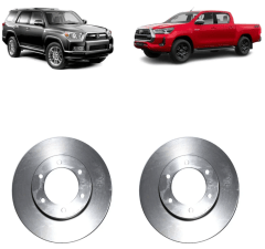 PAR DISCO FRENO / TOYOTA HILUX 2.4 2015/2020-4RUNNER 4.0