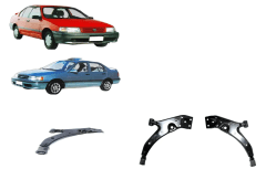 Par Bandejas Delanteras Inf S/rotula Toyota Tercel 1990-1994