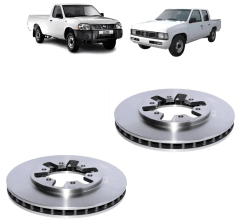 PAR DISCO FRENO DELANTERO / NISSAN D21 2.4 1993/2010