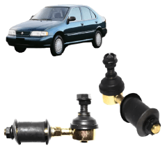 PAR BIELETA BARRA ESTABILIZADORA NISSAN V16 1990/2008 R/L WURTEX