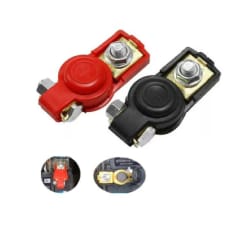 SET TERMINAL BATERIA ROJO/NEGRO TIPO ALUMINIO
