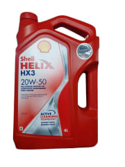 ACEITE SHELL HELIX HX3 20W50 SL/CF 4 LITROS