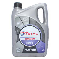 ACEITE TOTAL 75W80 - GL-4 TRAXIUM GEAR 8 / 2 LITROS / CAJA CAMBIO MECANICA