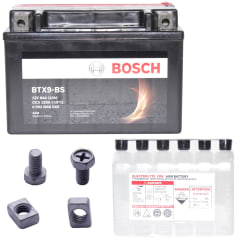BATERIA MOTO BOSCH 8AH BTX9-BS CCA120 (+-)  L50-AN87-AL105 TERMINAL TIPO A