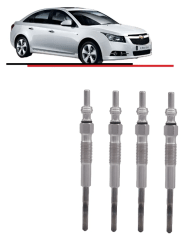 4 Bujia Incandescente Corta Chevrolet Captiva 2.0 Diesel
