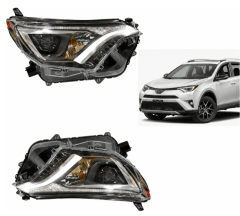 Par Óptico Der/izq Bbbtek Ambos Lados - Compatible con Toyota RAV4 2017