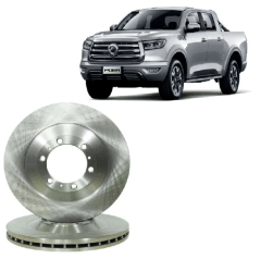PAR DISCO FRENO DELANTERO SOLIDO 6 HOYOS GREAT WALL POER 2020-2024
