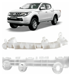 Par De Ménsulas Para Parachoque Mitsubishi L200 2016-2018