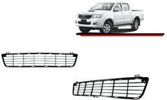 REJILLA CENTRAL PARACHOQUE DEL TOYOTA HILUX 12/15 CH