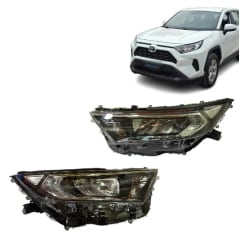 Par Opticos R/l Led Bbbtek Ambos Lados - Compatible con Toyota RAV4 2019