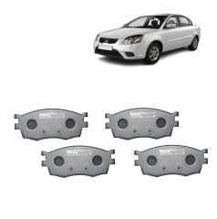 PASTILLAS FRENO DELANTERO / HYUNDAI ACCENT 1.4 - 1.5 - 1.6 06/11 / RIO JB 1.4 -1 .6 06/11