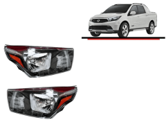 Par Ópticos Eléctricos Ssangyong Actyon Sport 2012/2020 Ambos Lados