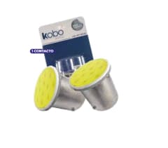 SET AMPOLLETAS LEDS COB 67 - R5W - PLANA 3W 12V PATA PAREJA