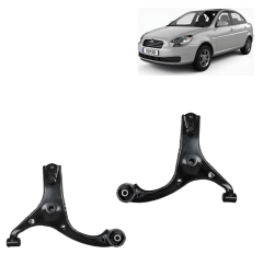 Par Bandeja Inferior S/rotula Para Hyundai Accent 2006/2011